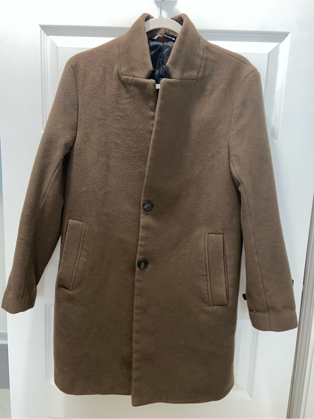 Zara Women’s S Brown Overcoat